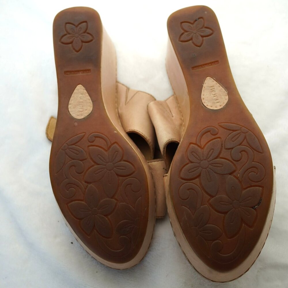 Born Tan Leather Sandals - Picture 7 of 9
